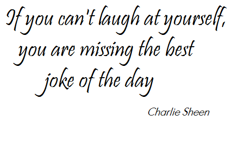 laugh at yourself