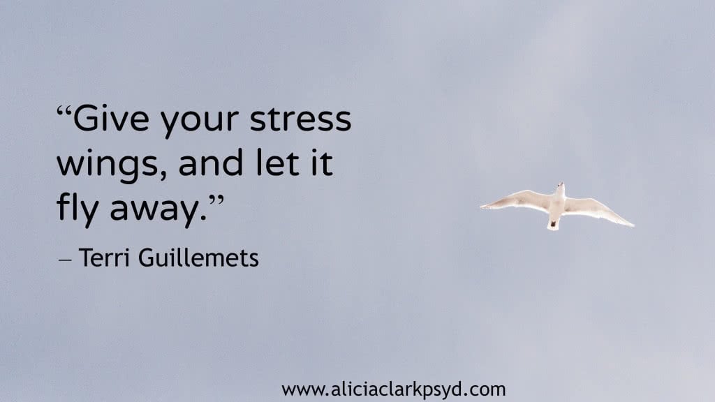 give your stress wings